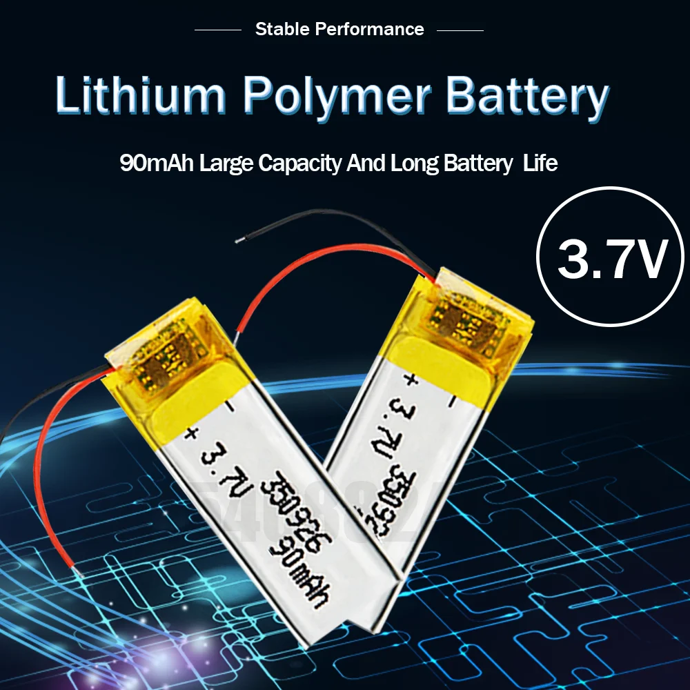 1/2 шт. литий-полимерные перезаряжаемые Аккумуляторы для GPS MP5 DVD Bluetooth | Электроника