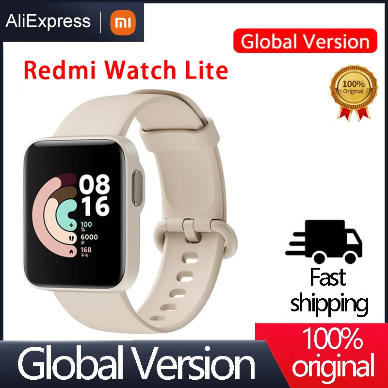 

Global Version Xiaomi Mi Watch Lite GPS Smart Watch 1.4" Display Mi Band Fitness Traker Bluetooth Sport Waterproof Smartwatch
