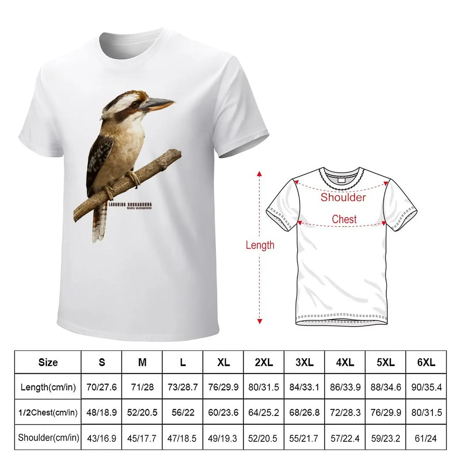 Футболка Laughing Kookaburra_01C новое издание футболки винтажная одежда мужская