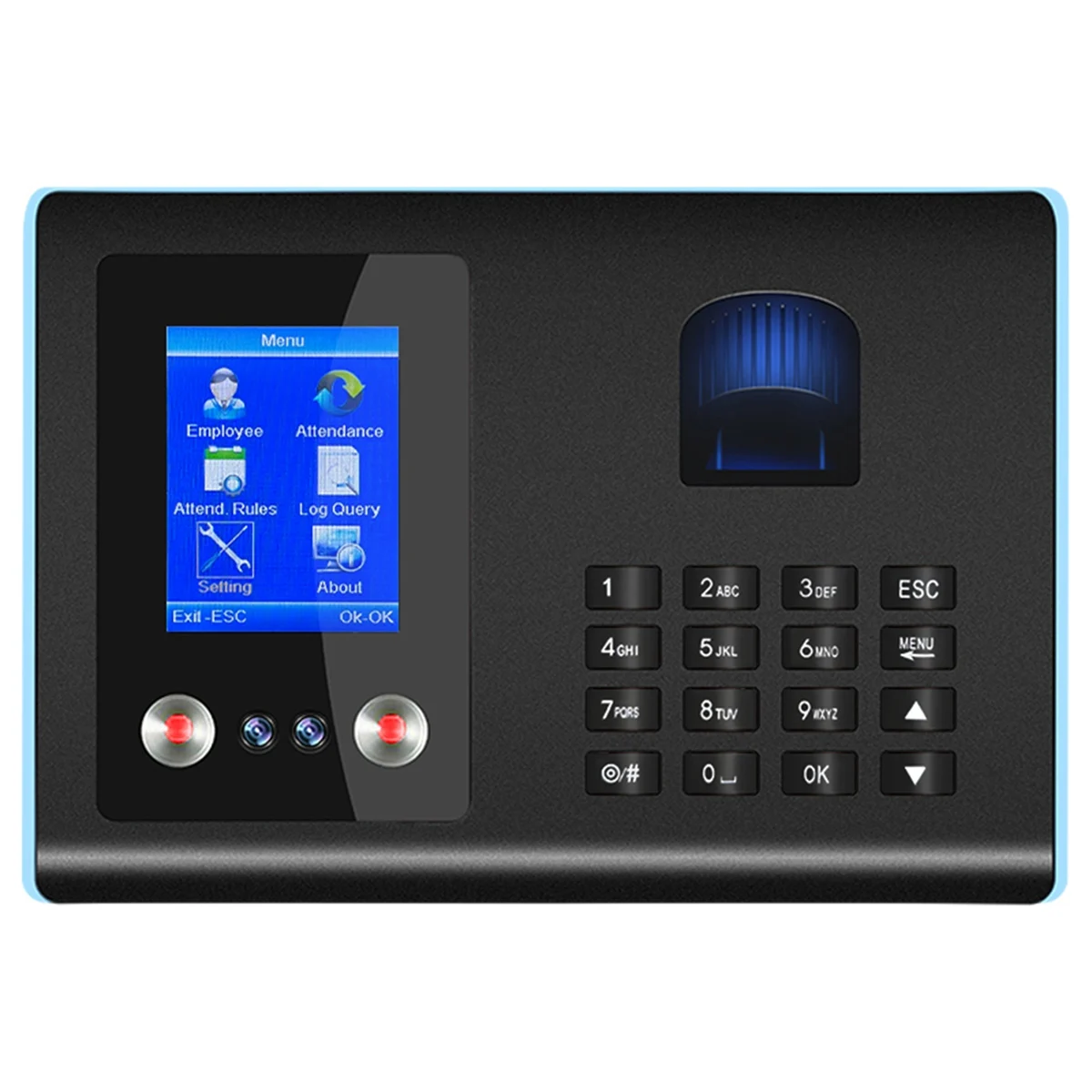 FA01 Face Recognition Attendance Machine Punch Card Time Attendance