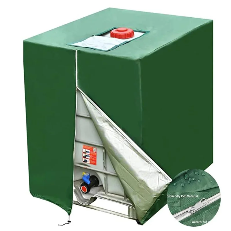 

210D IBC Container Protective Cover Waterproof Dust Cover Home Outdoor Rainwater Tank Oxford Cloth UV Protection Cover