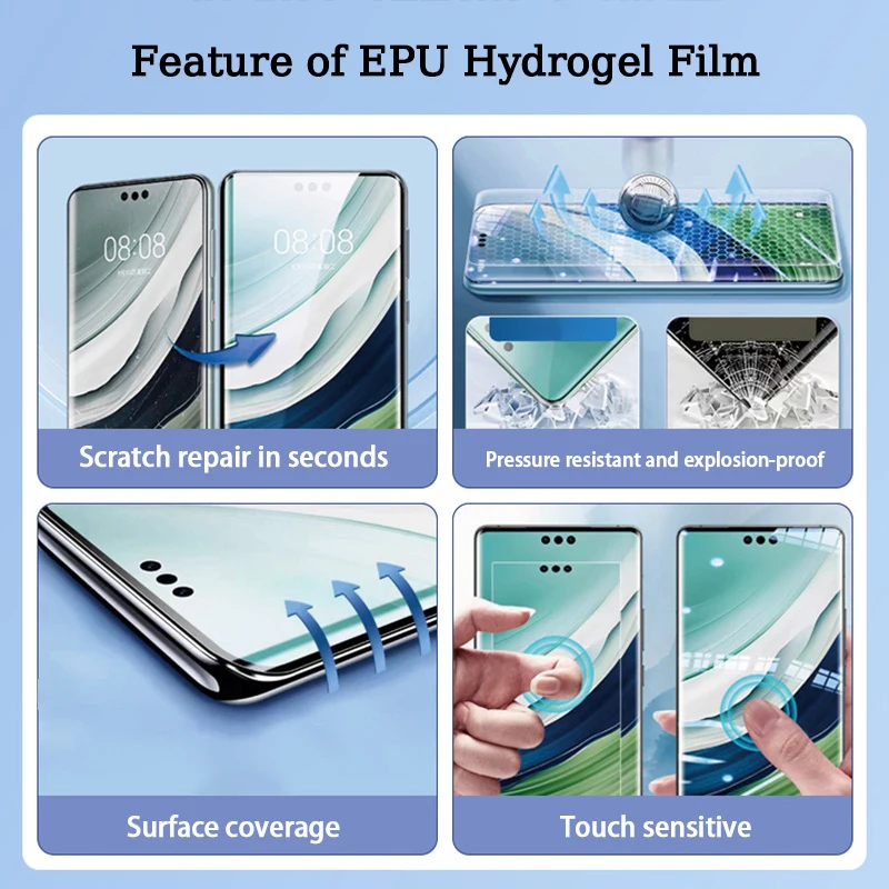 Фото Прозрачная защитная пленка из EPU для vivo iQOO Neo 11 10 Pro Plus 10R Neo11, защитная пленка от царапин, автоэкран в секунды, мягкая гидрогелевая пленка №2