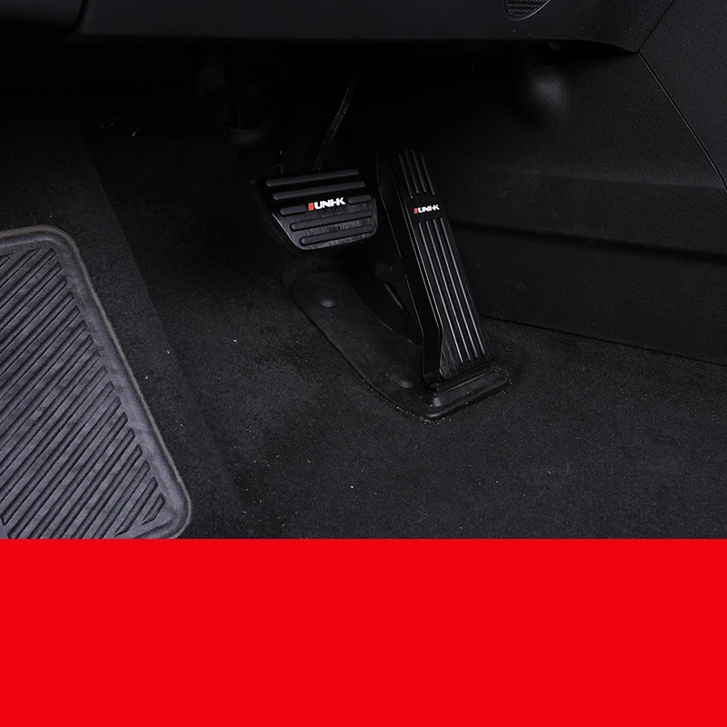 

Внутренняя наклейка на крышку газового тормоза автомобиля для Changan UNI-K UNIK 2021-2024, наклейки на крышку из алюминиевого сплава, аксессуары для LHD