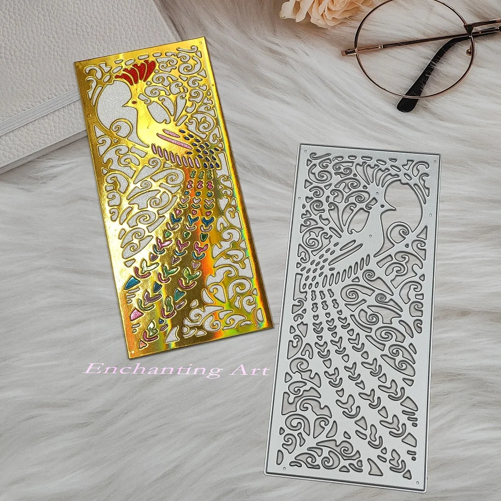 

Beautiful Peacock 2022 New Metal Cutting Dies Stencil For DIY Scrapbooking Stamp Card Craft Decorative Embossing