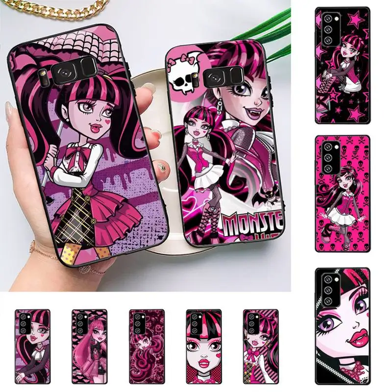 

RuiCaiCa Anime M-Monsters High Phone Case For Samsung Galaxy Note 10Pro Note 20ultra cover for note20 note 10lite M30S Back