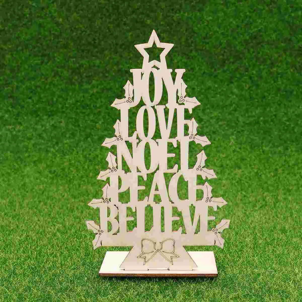 

Набор деревянных светодиодных свечей в форме рождественской елки «сделай сам»