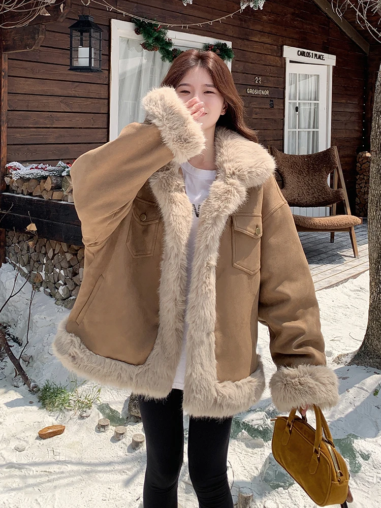 Maillard кофейного цвета верхняя одежда из овечьей шерсти женская зимняя