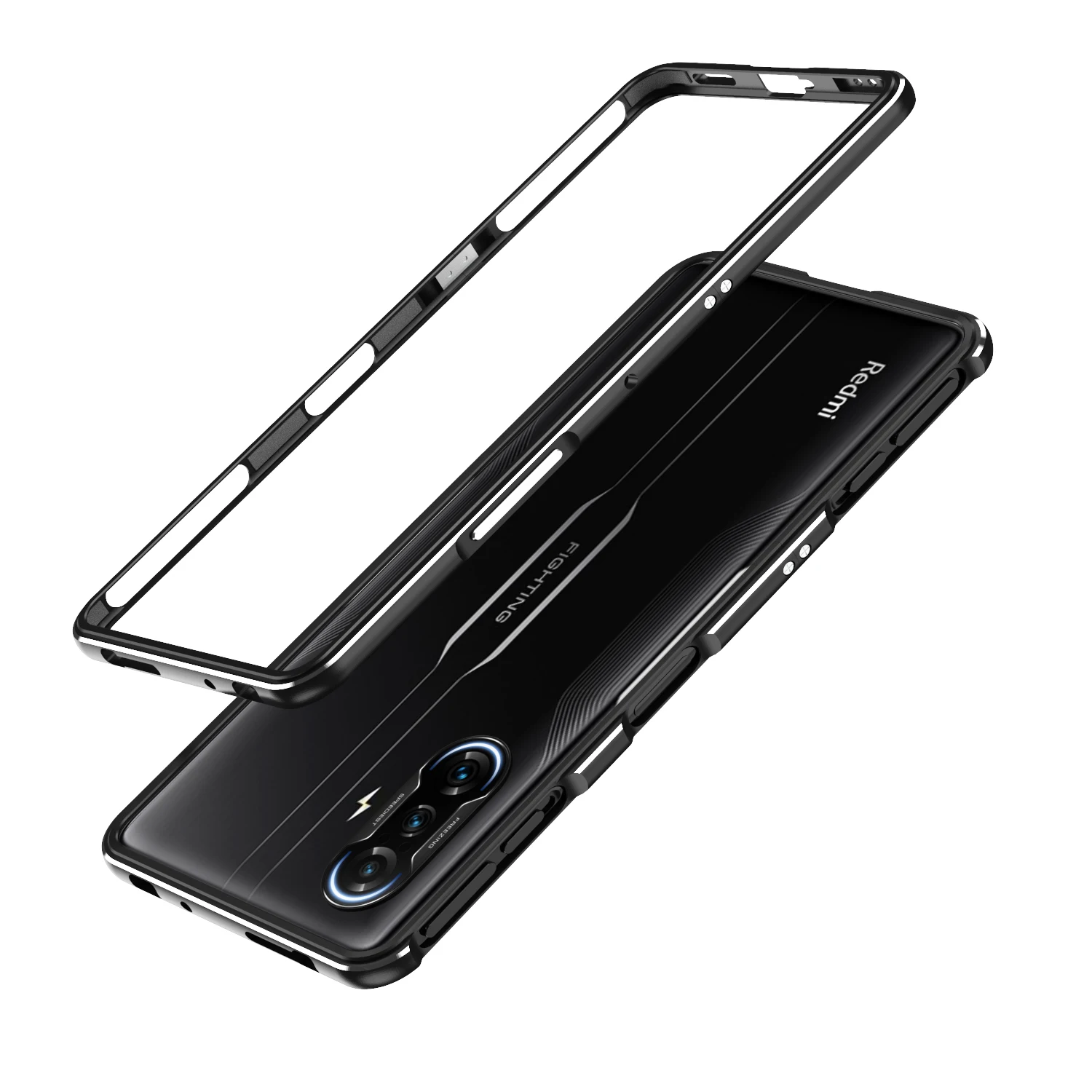 

New Arrival Aluminum Metal Bumper Case For Xiaomi Redmi K40 Gaming Enhance Edition K40Gaming Cover Case Carmera+Frame Protector