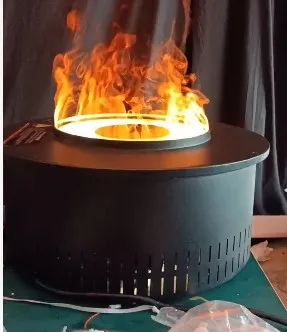 Lowest price free shipping Round shape diameter 500mm 3D water steam fireplace | Electric Fireplaces