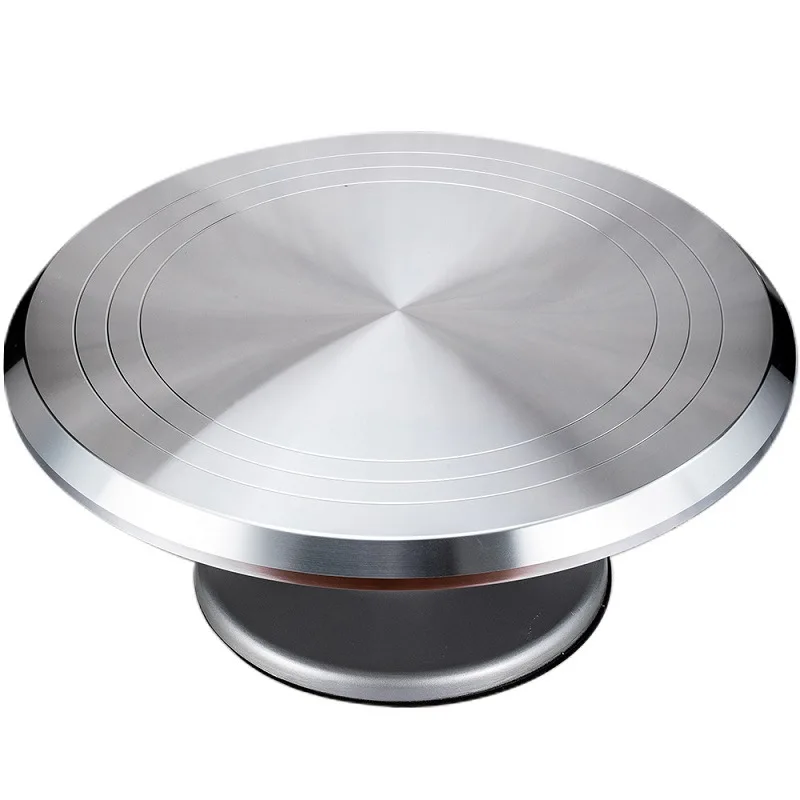 

8/12inch Cake Decorating Manual Turntable 304 Stainless Steel Turntable Rotating Cake Decorating Table Baking Tools Hot Sale