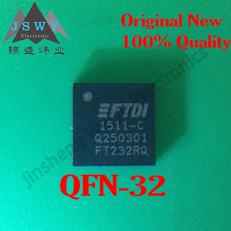 

5~10PCS FT232 FT232RQ SMD QFN32 USB to Serial Chip IC Large stock 100% brand new original free shipping