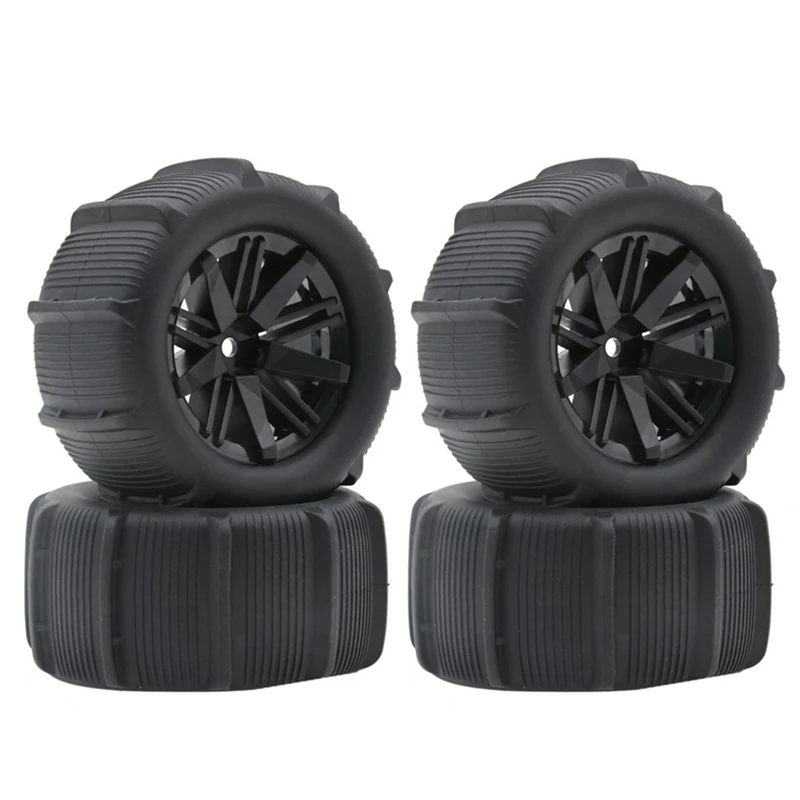 

4 шт. 80 мм колесо с шинами для снежного песка для SCY 16101 16102 16101PRO Wltoys 144001 124019 Haiboxing 16889 SG1601 MJX H16 обновления