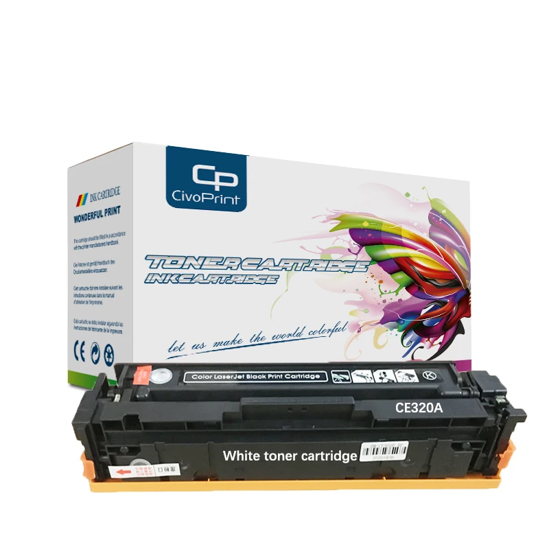 

Civoprint CE320A White Toner Cartridge Compatible for HP Laserjet CP1525N CP1525W CM1415FN CM1415FNW Printer