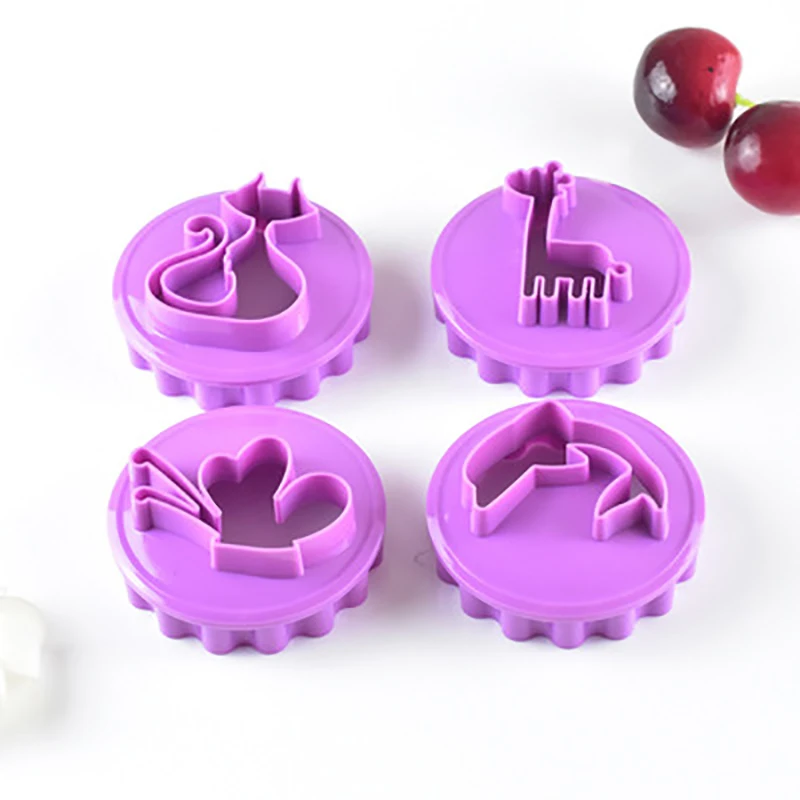 

Biscuits Baking Printing Animal Cat Mold Cookies Cutter Press Stamp Birthday Cake Curling Embossing Kitchen Accessories DIY Tool