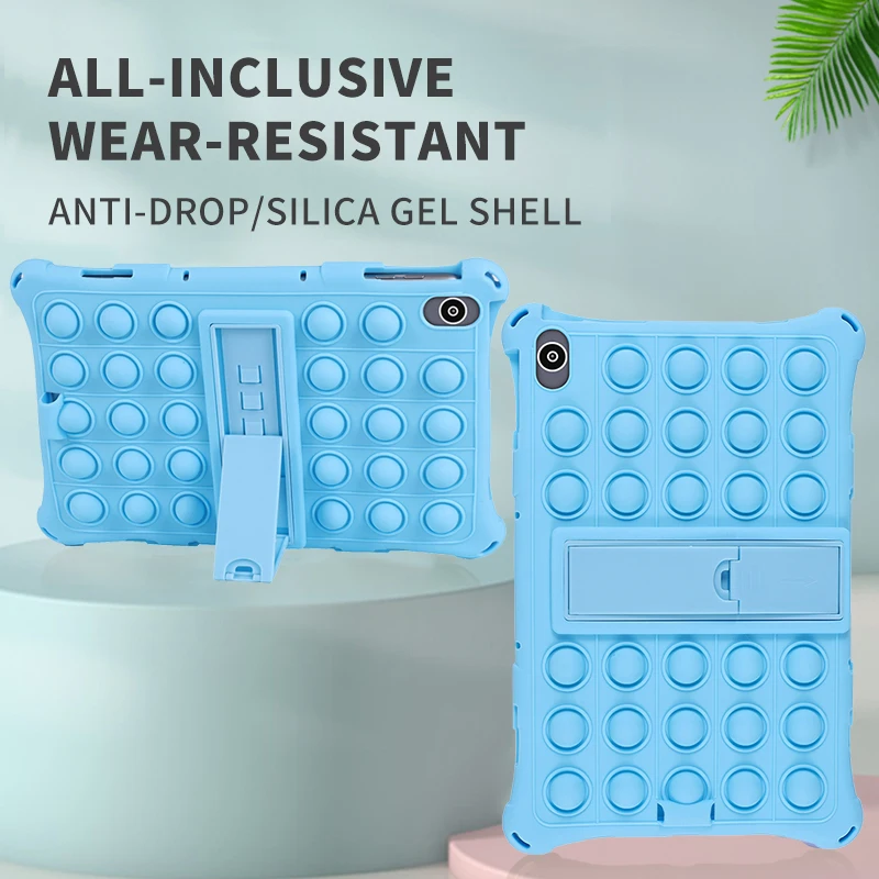 

Soft Bubble Silicon Tablet Case for Lenovo Tab P11 TB- J606F Funda Cover J606 11 inch J606N Stand Protective Shell Etui Coque