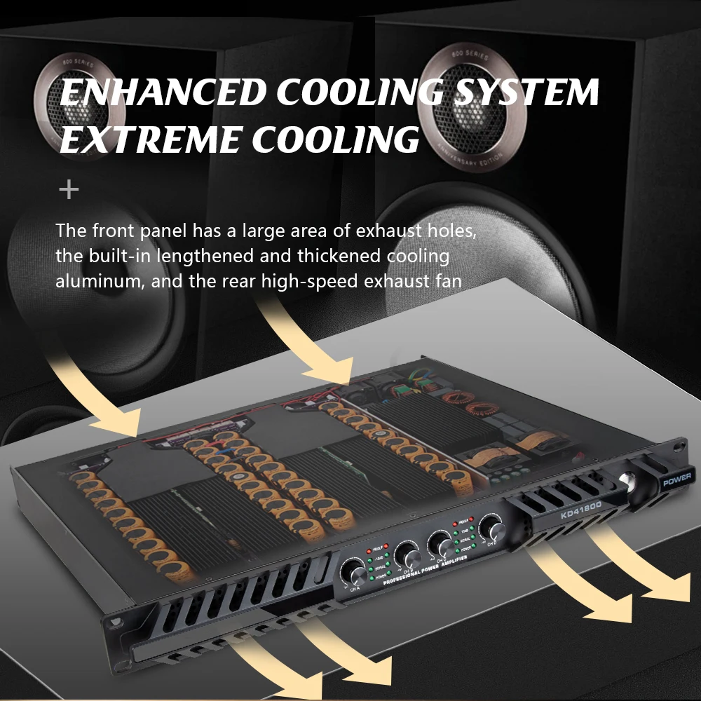 Цифровой усилитель 4 канала 4x1800 Вт 10000