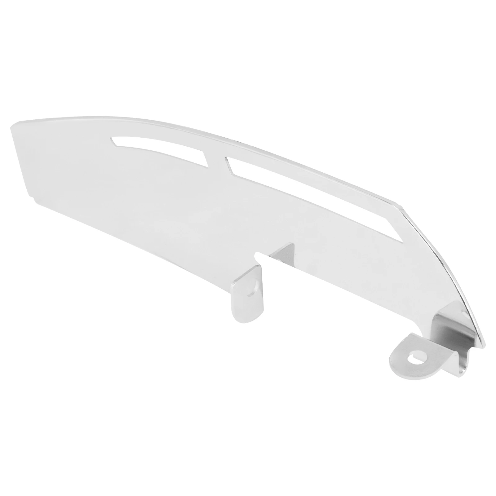 Мотоциклетный черный/Хромированный водительский пол подошва защита пятки для