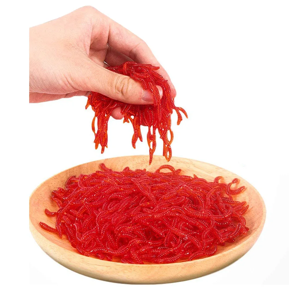 

100 шт., Реалистичная силиконовая искусственная приманка для рыбалки