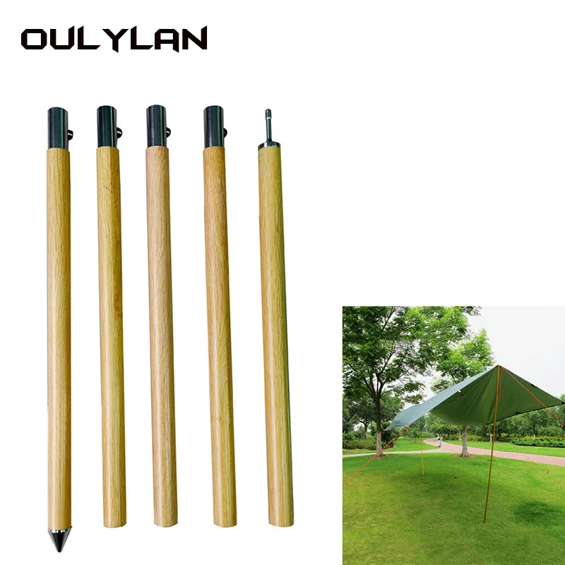 

Oulylan 2.4m Ultralight Aluminum Alloy Outdoor Tent Pole Canopy Rod Shelter Tarp Awning Support Camping Equipment Tool
