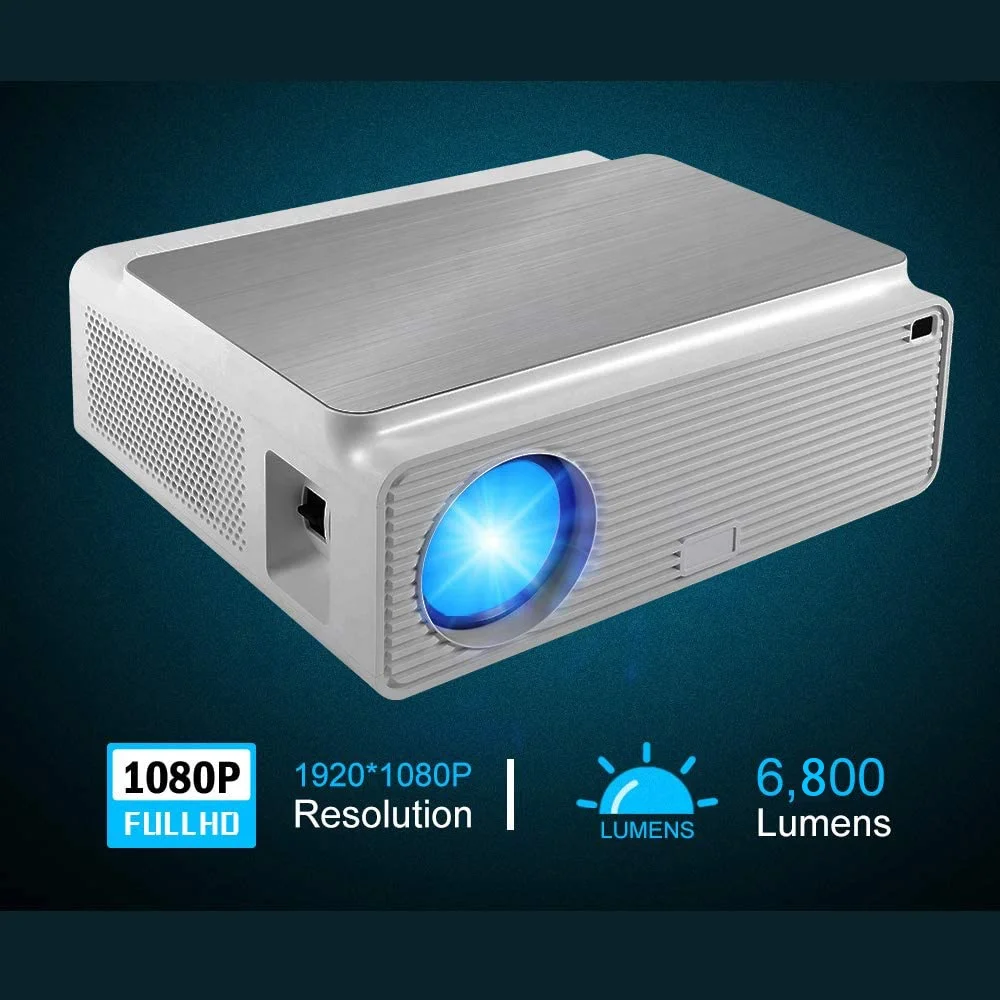 

Projector 6800 Lumens 4K Resolution factory OEM ODM LED LCD 1080P FULL HD Portable Multimedia Home Theater projector