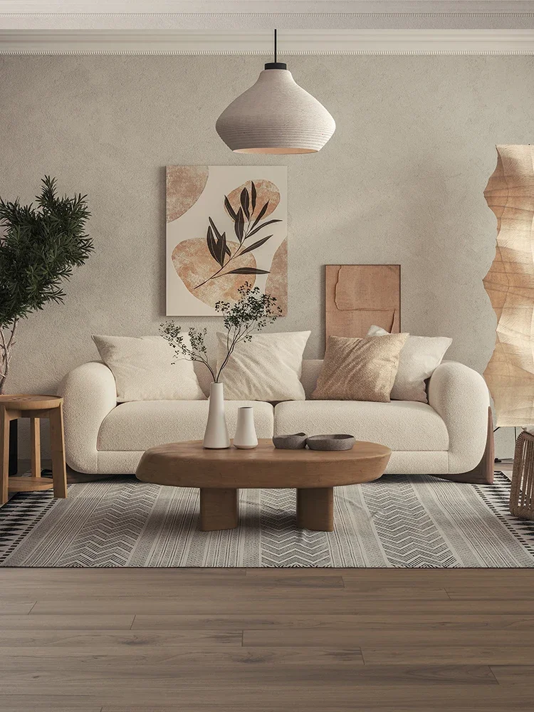 Тканевый диван гостиная вилла на два или три человека минималистическая