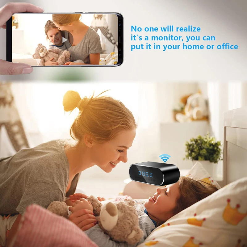 Фото Мини-камера с часами, Wi-Fi, HD-управлением №4
