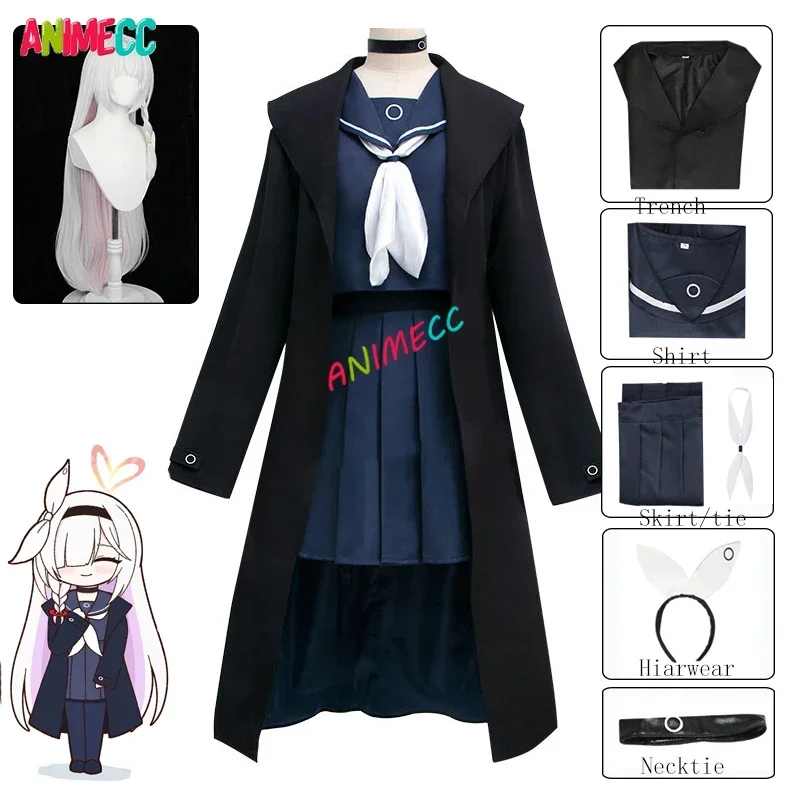 Синий архив Purana костюм для косплея парик аниме-проект MX Arona Jk юбка моряка наряд