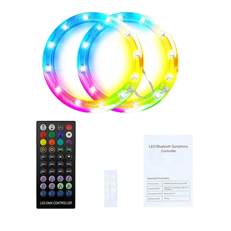 Световая панель RGB для консоли PS5 Symfony с несколькими эффектами и светодиодной