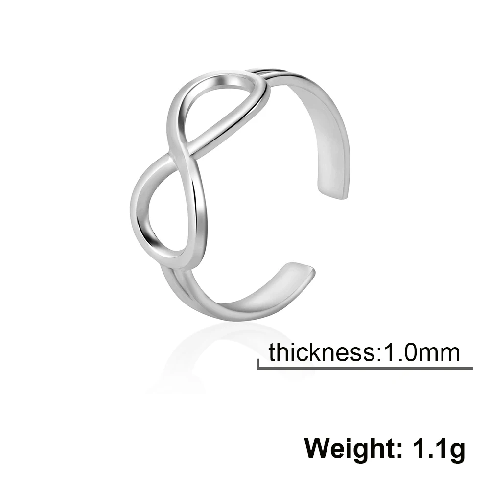 Skyrim Модные кольца на палец из нержавеющей стали классическое бесконечное