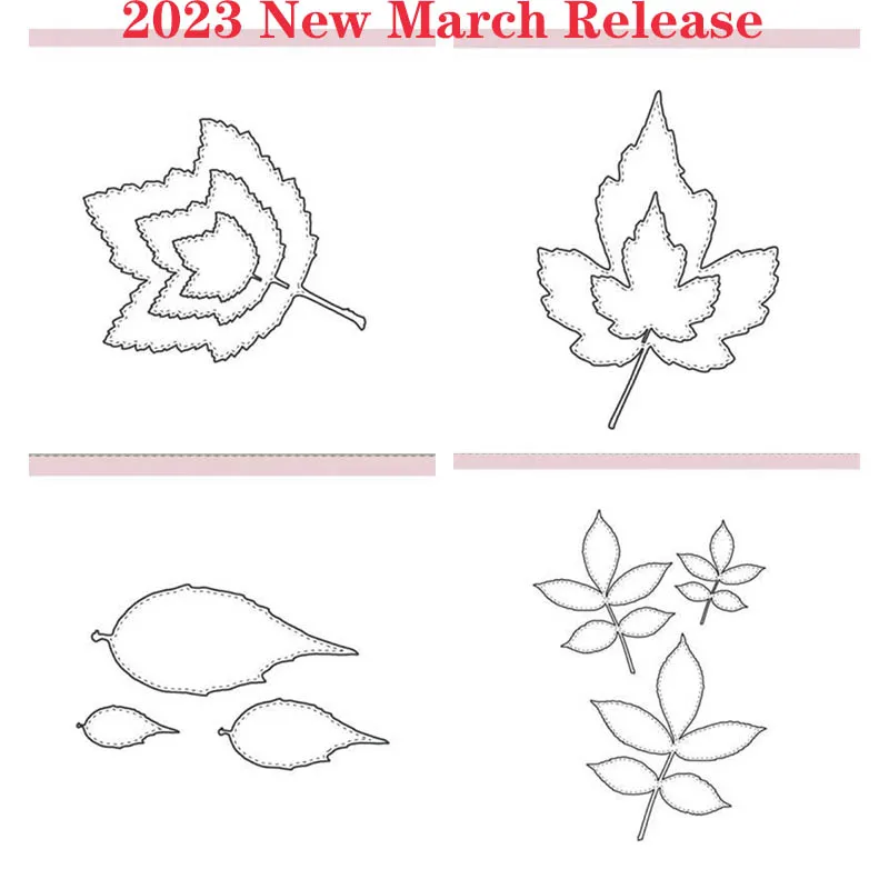 

Animal Leaf Car 2023 New March Release Stamps Diy Scrapbooking Craft Stencil Photo Template Decor Handmade