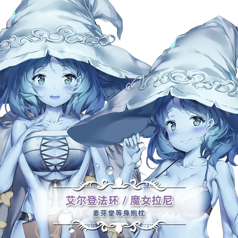 

Anime Game Elden Ring Ranni Dakimakura Hugging Body Pillow Case Long Pillow Cushion Cover Decor Otaku Cosplay Gift