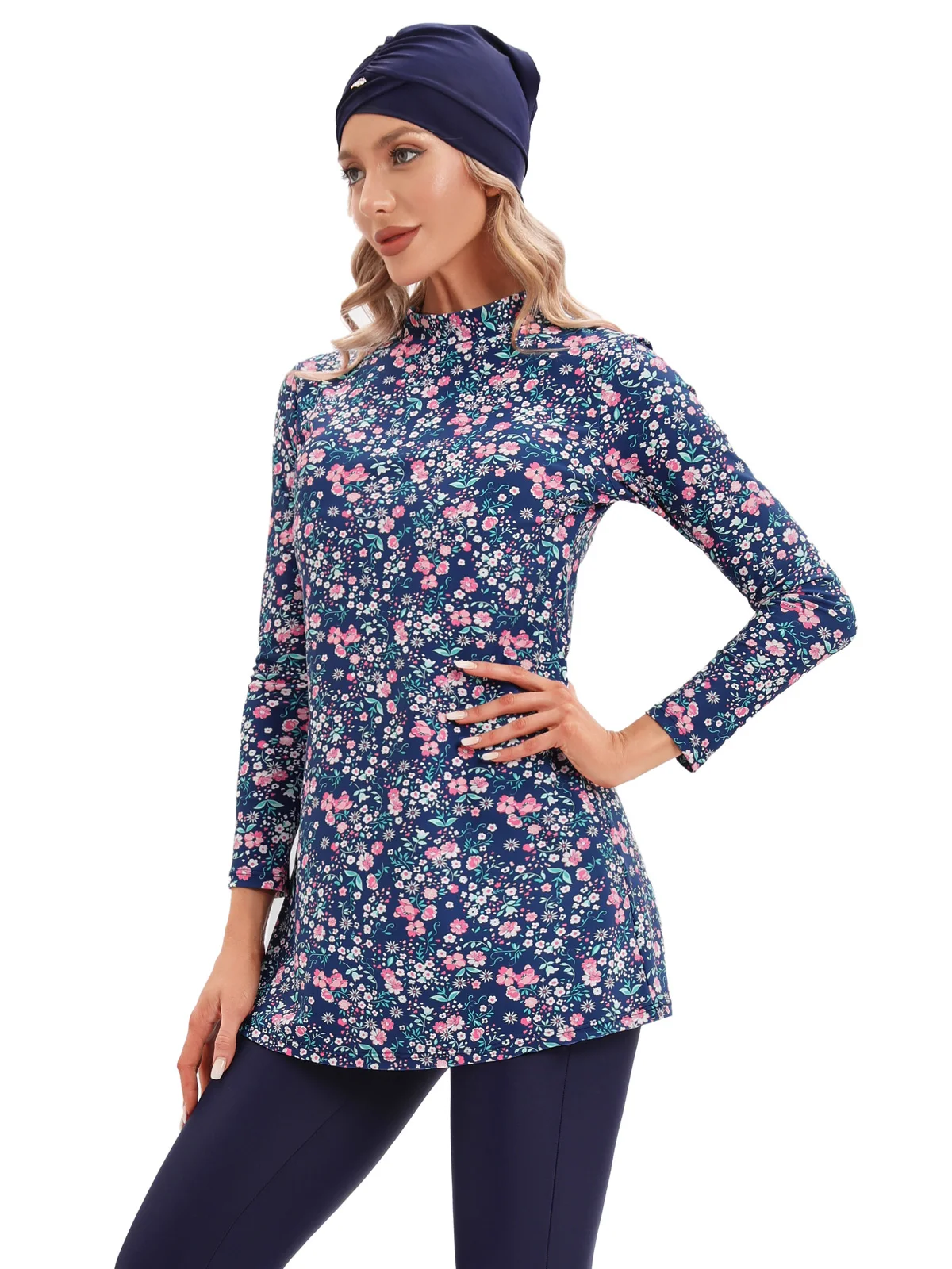 Мусульманский купальник женский эластичный полноразмерный с принтом одежда Lslamic