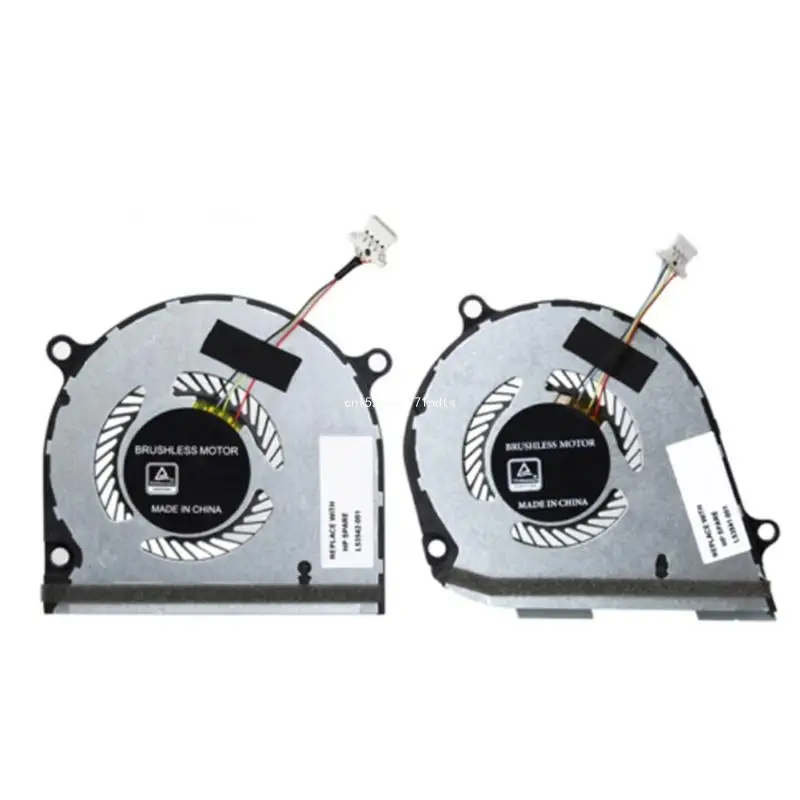 Охлаждающий вентилятор для процессора и графического процессора для HPENVY X 360 15DS 15DR 15MDR, охлаждающий вентилятор для для