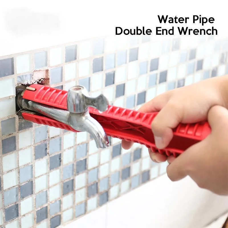 

Multifunctional Water Pipe Double End Wrench Basin Bottom Pliers Sleeve Bathroom Faucet Sink Installation and Maintenance Tool