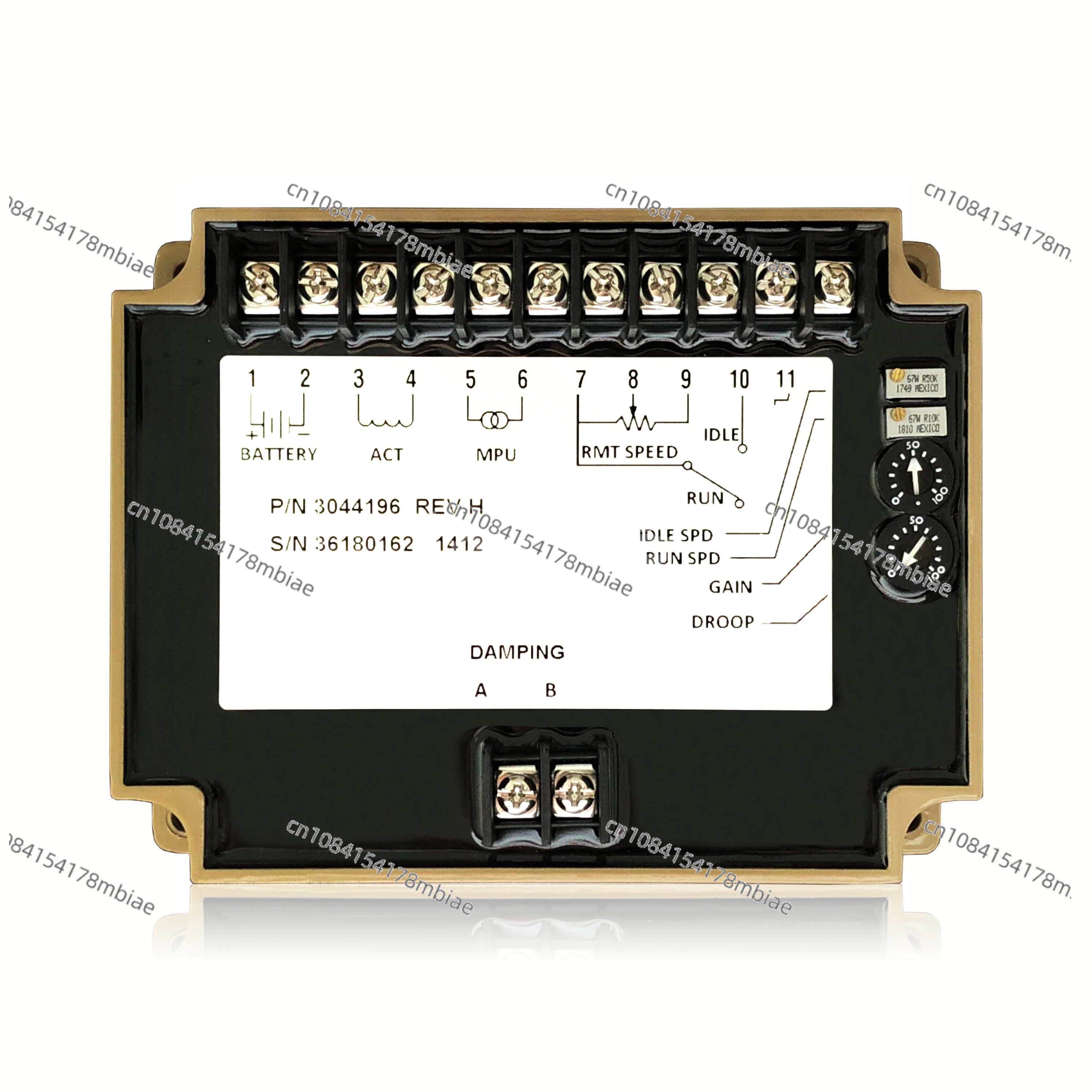 3044196 Скоростная плата 4914090 /1 Регулятор скорости дизельного генератора 3062322