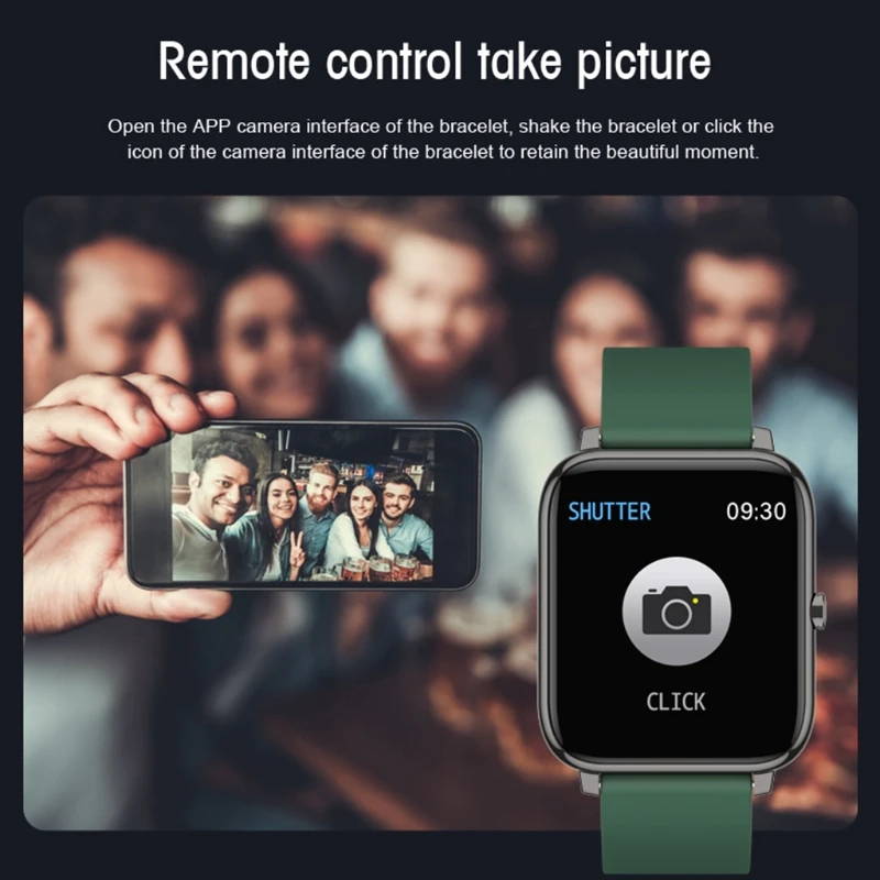 Smart Watch Fitness Tracker with Blood Pressure Heart Rate Sleep Monitor IP67 Waterproof Sports Pedometer Wristband Smartwatch