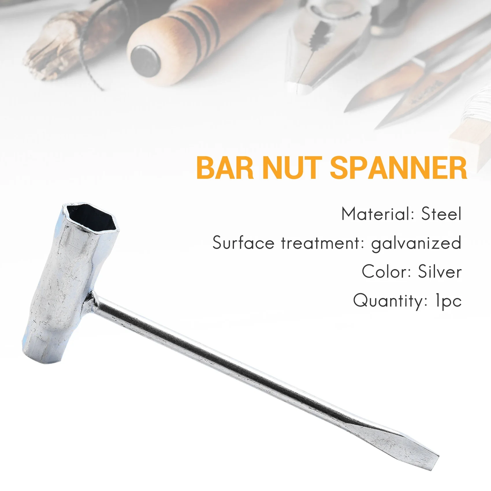 Гайка стержня T-образный ключ для бензопилы гаечный 1/2 дюйма (13 мм) x 3/4 (19 STIHL Husqvarna