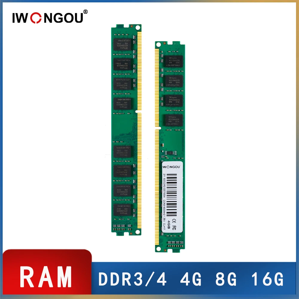 

Оперативная память IWONGOU ddr3 для настольного ПК 4 ГБ 8 ГБ 1600 2400 DDR4 16 Гб 2666 игровая 240-контактная оперативная память s воспоминания аксессуары для ...