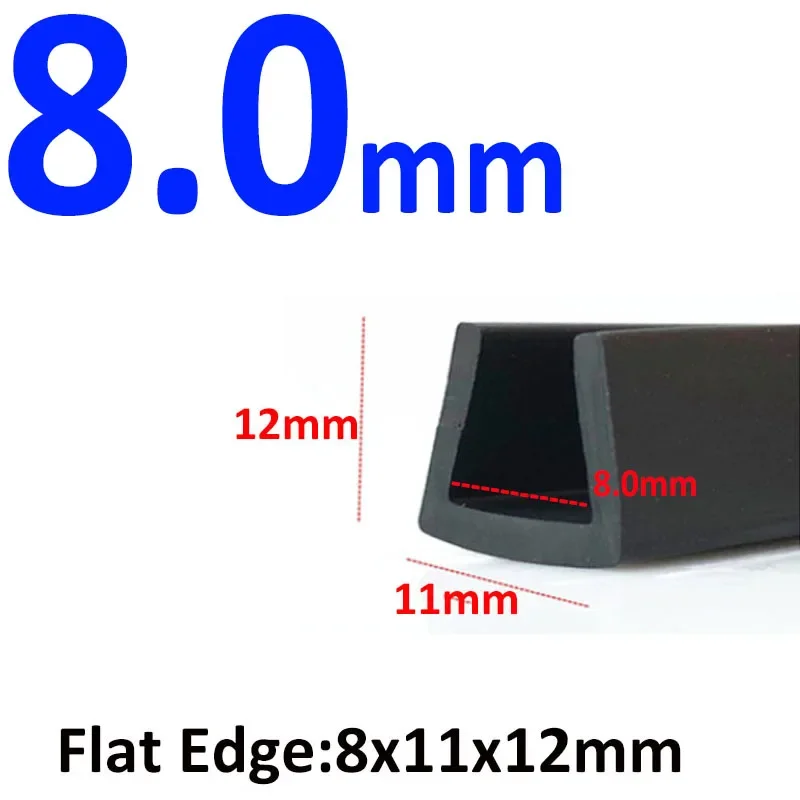 

1/2/3/5 метров, черная резиновая кромка, U-образная защита от масляного уплотнения, защитный корпус, внутренняя канавка, ширина 1 2 3 4 5 6 8 10 12 мм