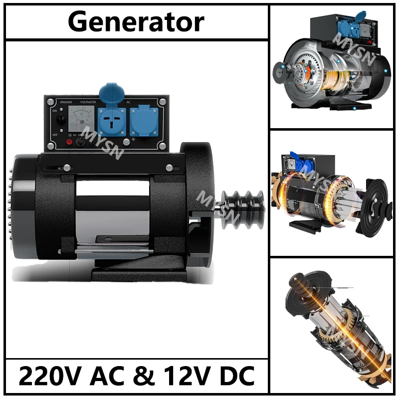 Генератор с постоянным магнитом 20 кВт 220 В переменного тока 12 постоянного 3000