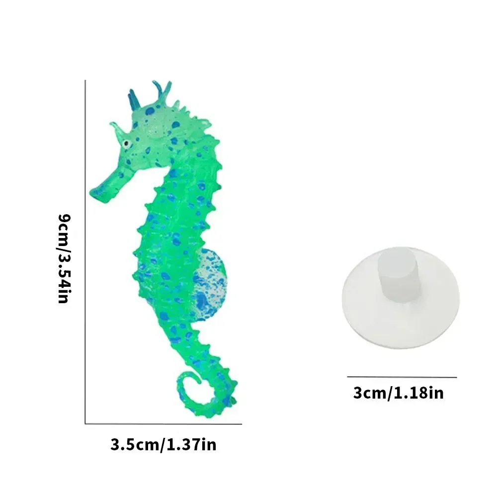 Искусственный Морской Конь Украшение Для Аквариума Силиконовый Орнамент С