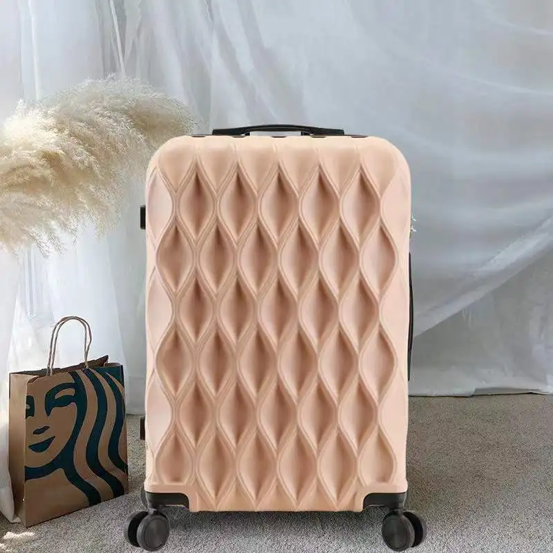 Fashion Luxury Bird'S Nest Luggage Niche Design Password Luggage Travel Universal Wheel Anti-Scratch Trolley Case