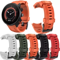 silicone strap for suunto 9 baro smart watch watchband wrist band correa de reloj bracelet de montre pasek do zegarka