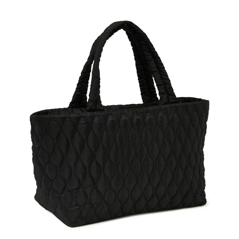 Women's Tara Nylon Tote Bag Black