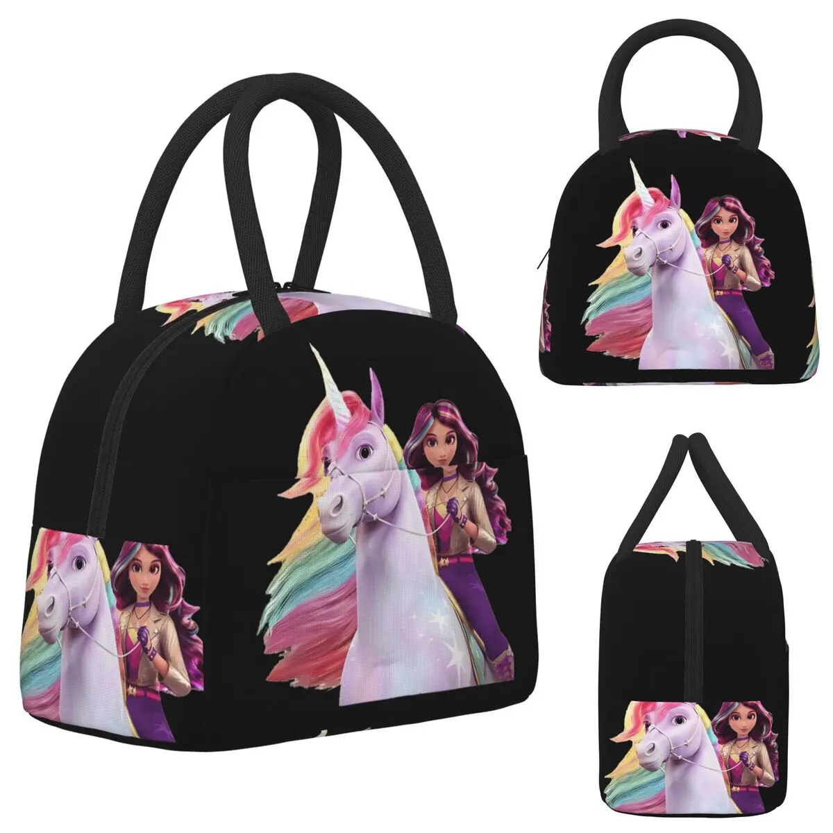 Фото Термосумка для обедов Unicorn Academy Sophia Wildstar для детей, школьный термоконтейнер для еды, герметичный ланч-бокс №1