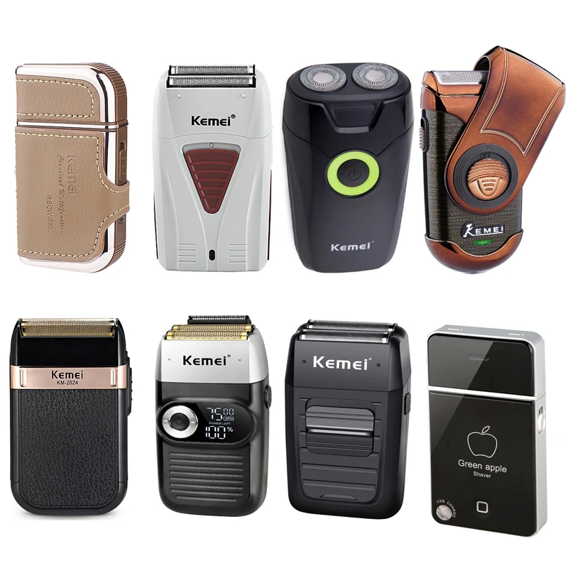 

Men's Trimmer Floating Head Shaver Wireless Rechargeable Electric Shaver Beard Stubble Trimmer Portable Shaver Beauty Shave Tool