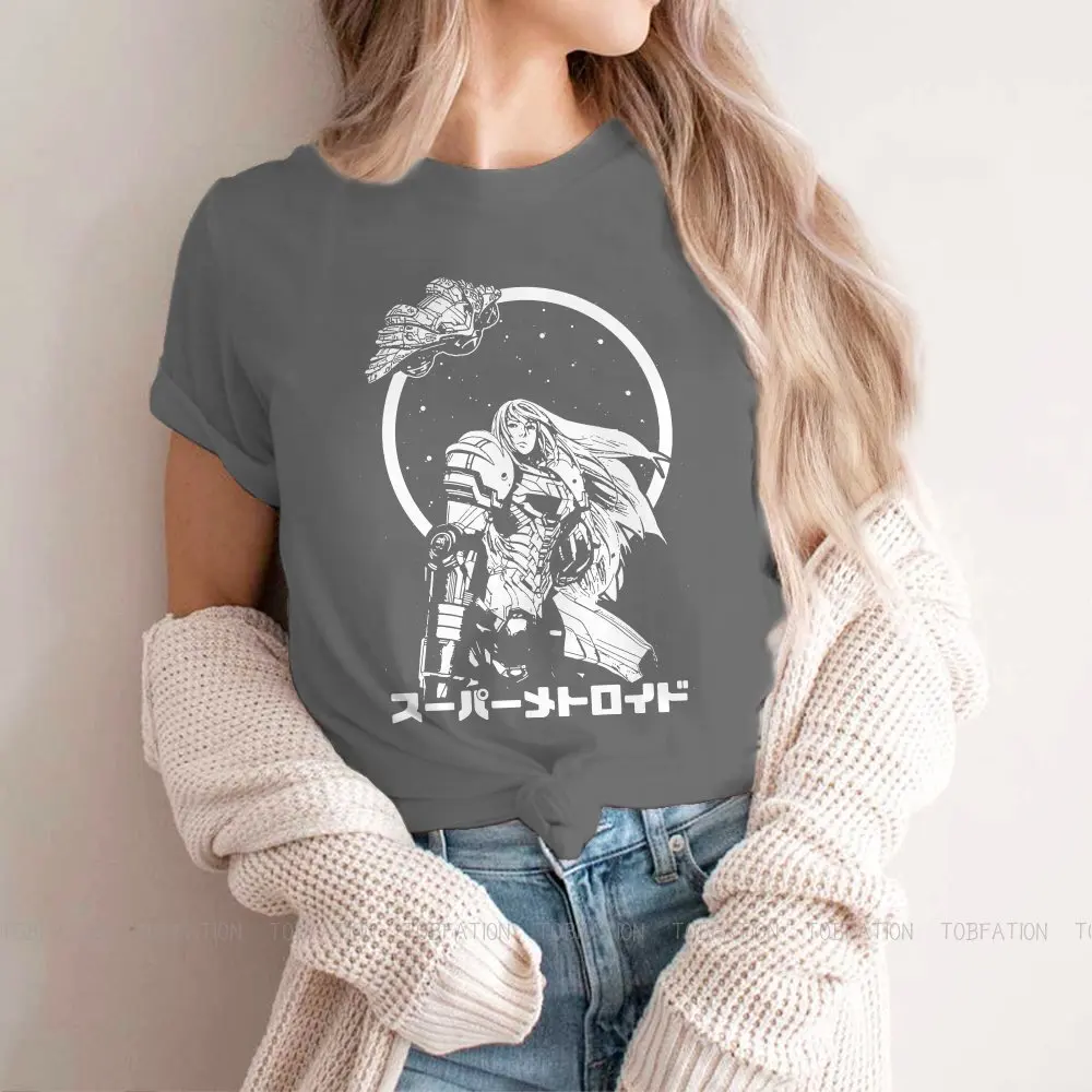 

SAMUS ARAN Style TShirt for Girl Super Metroid Samus Comfortable Creative Graphic T Shirt Short Sleeve 5XL Ofertas