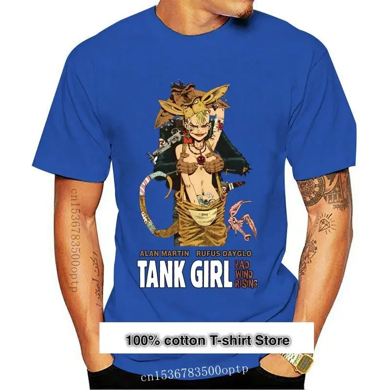 

Новая майка для девочек, комикс-кенгуру, курительная футболка Tankgirl, подарок, мультяшная Мужская модная футболка