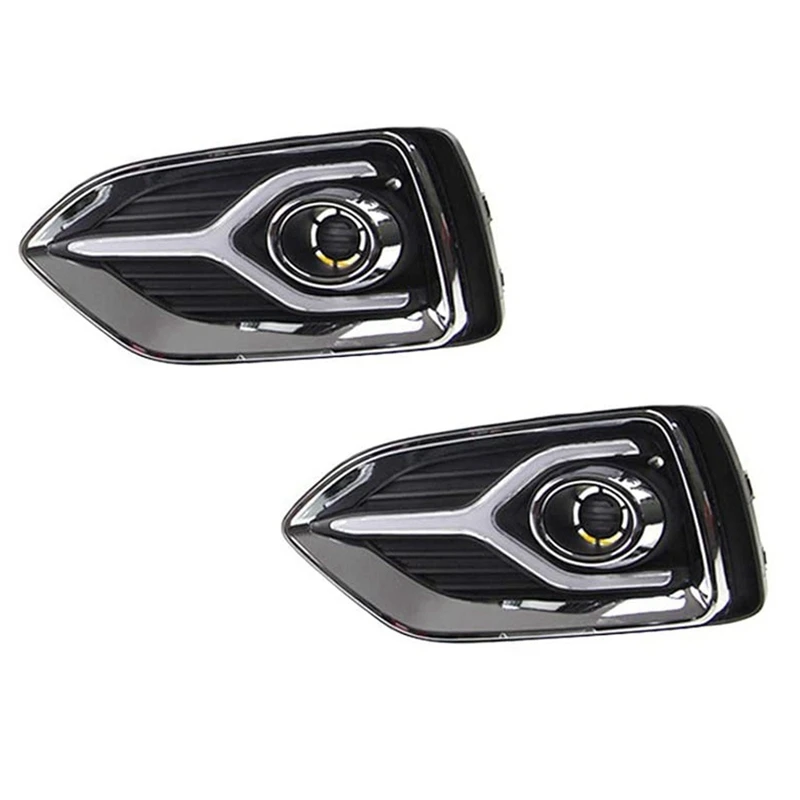 Автомобильные светодиодные дневные хосветильник DRL для Hyundai Accent Solaris 2017 2018 2019 2020