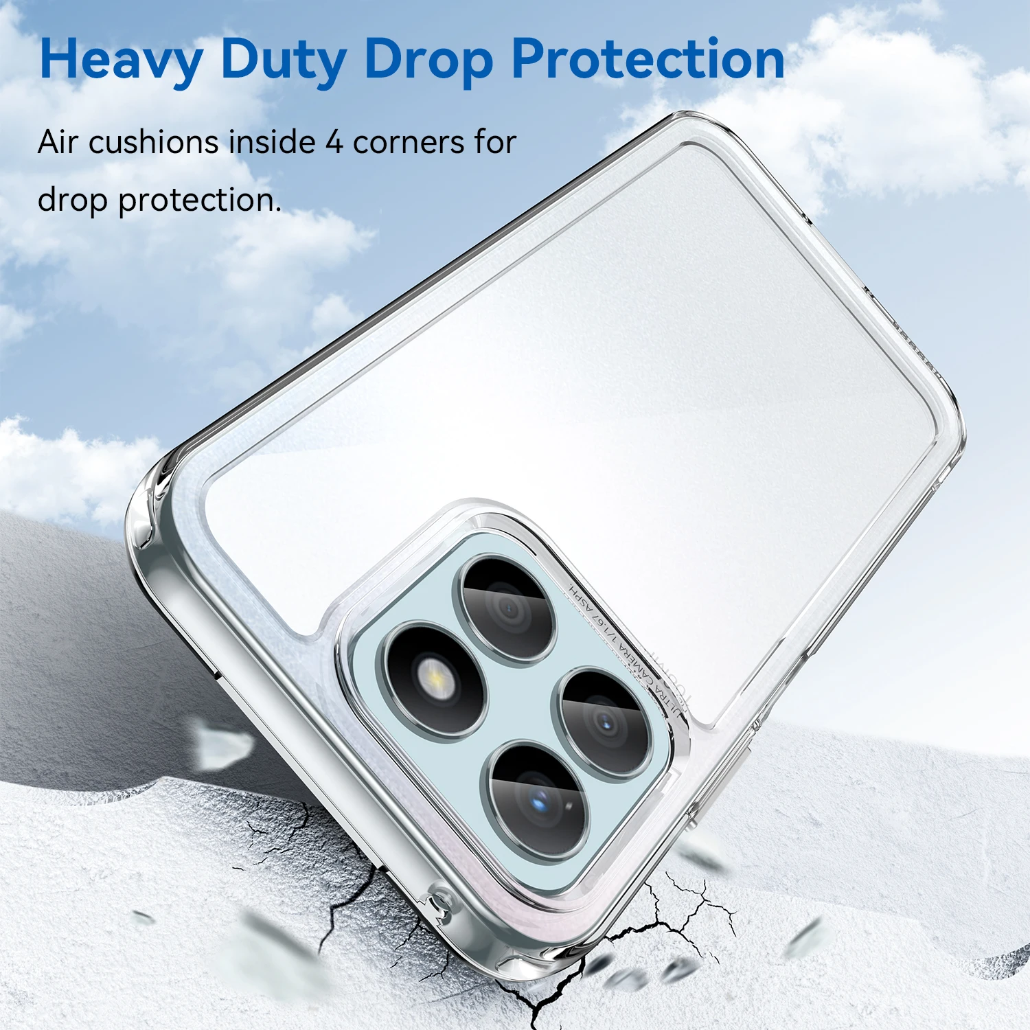 Прозрачный акриловый чехол для Huawei Honor X8b X8 b X 8b роскошный силиконовый защитный